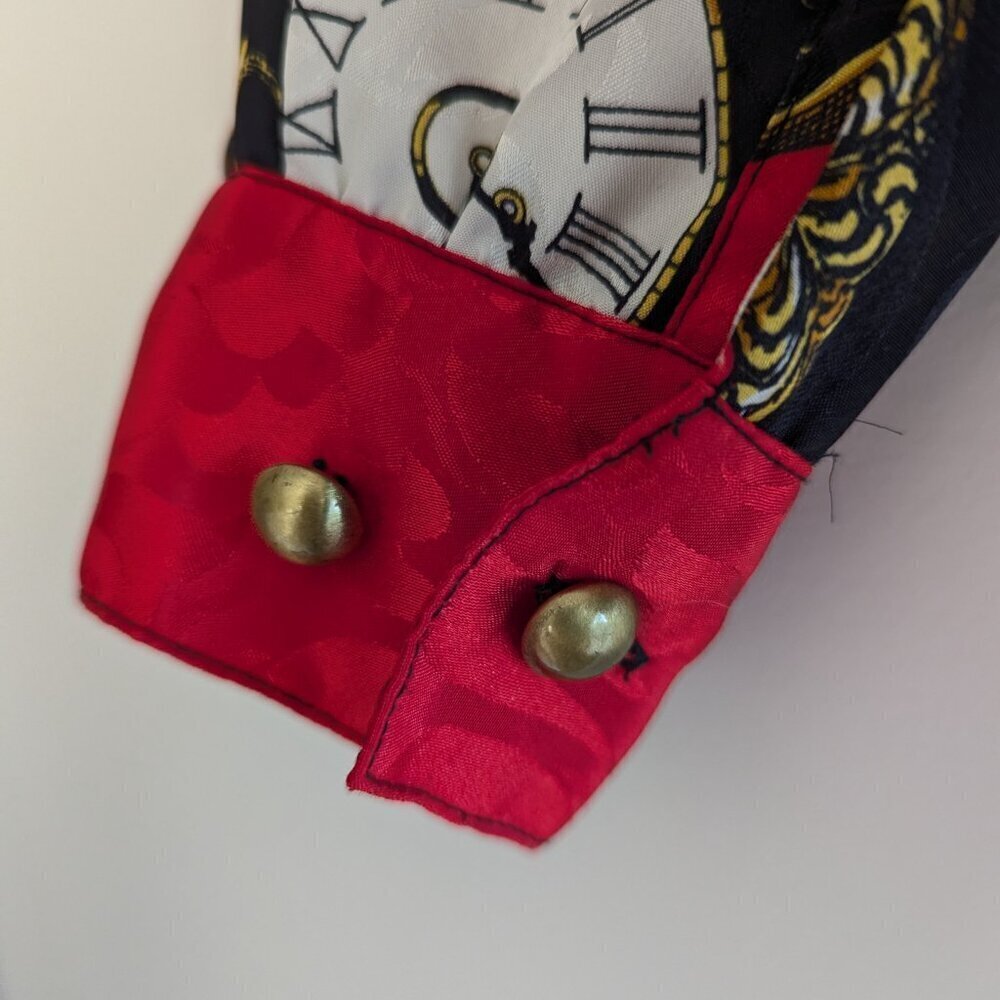 Vintage Alia Baroque 80's Pocketwatch Maximalism Jacket - Picture 5 of 11